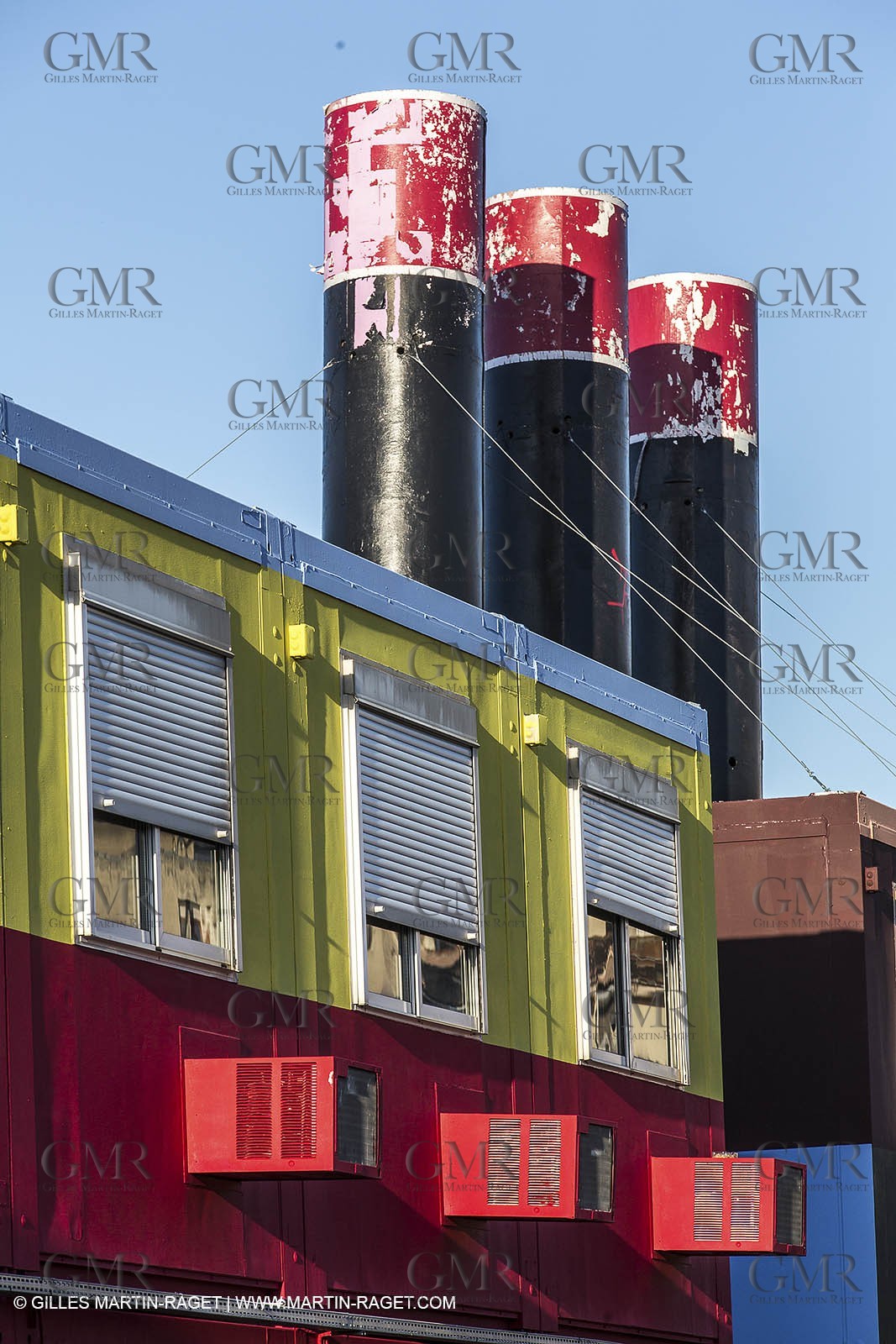 22 01 2013, Marseille, Fra, 13, Marseille Provence 2013, European Capital of Culture, Belle of May Revisited industrial site