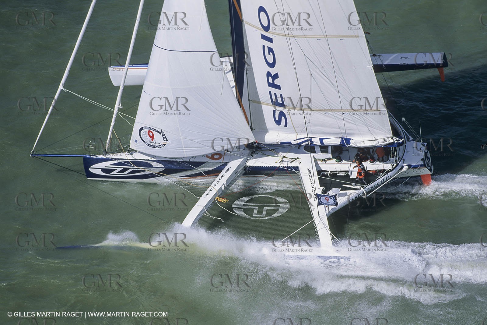 Yacht Racing, Multihull, ORMA 60, Karine Fauconnier, Sergio Tacchini