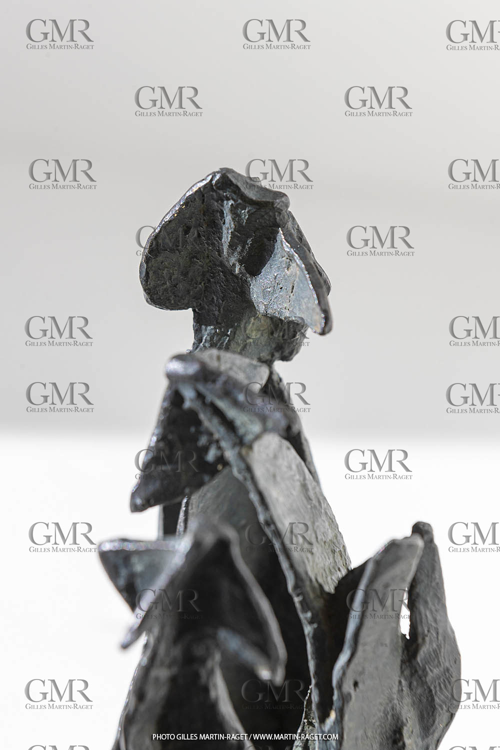 19 02 2020, Marseille (FRA,13), Oeuvre de Germaine Richier, Le Crochet ou Hydre 1954, Bronze patiné foncé, Numéroté HC1, Fondeur Susse, Paris, 14 x 13 x 7 cm, Collection particulière