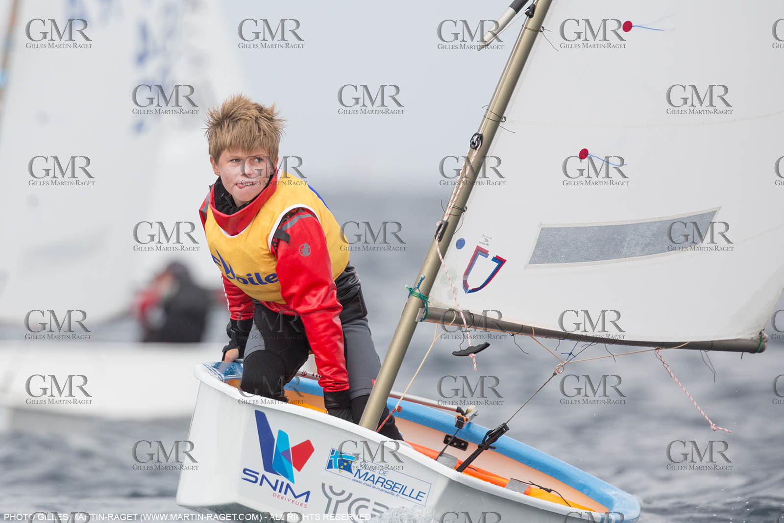 15 04 2016, Marseille (FRA,13), SNIM Dériveurs, Coupe Internationale de Printemps Optimist, Final Day