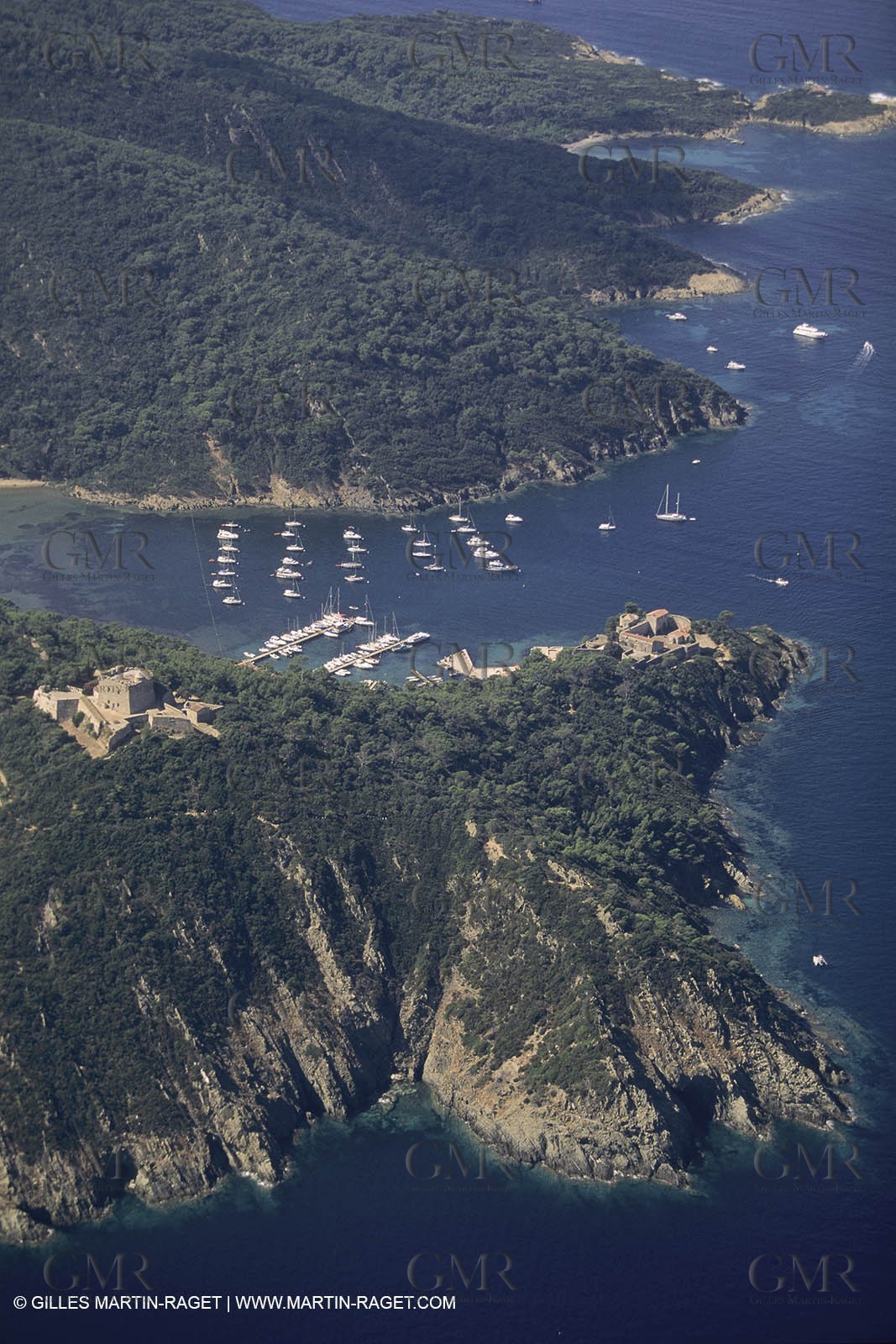 France, Provence, Iles d'Hyères, Port Cros