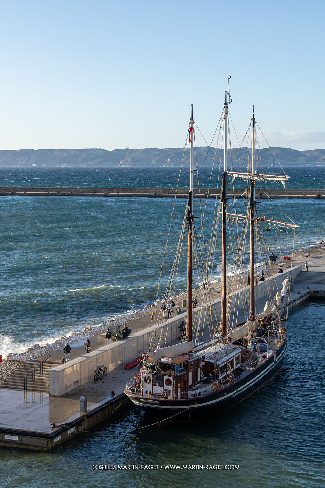 23 10 2025, Marseille (FRA), MED25 - Armada pour la Paix - Le Bel Espoir ammaré au Mucem