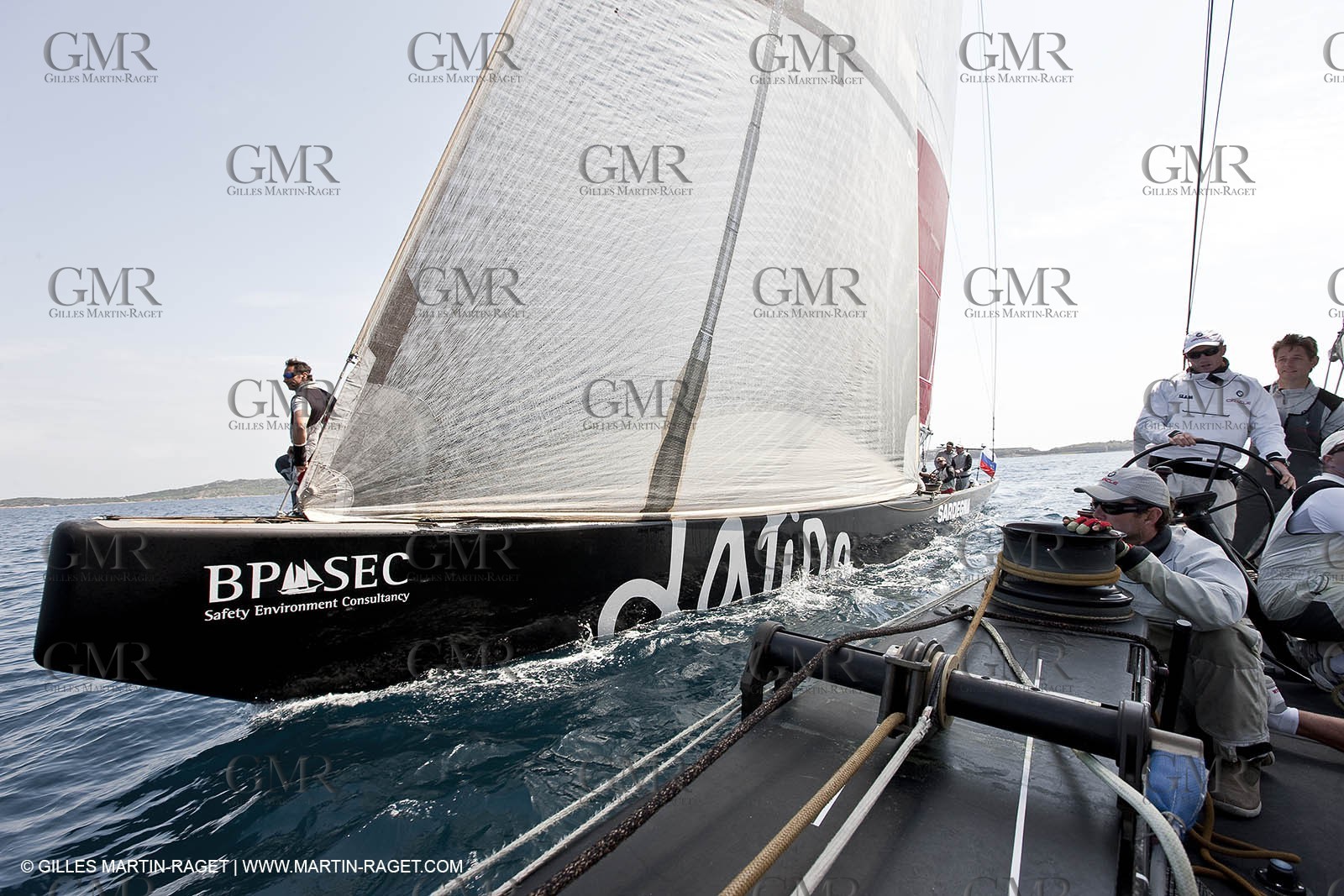 19 05 2010 - La Maddalena (ITA, Sardinia) Louis Vuitton Trophy - BMW ORACLE Racing - Training