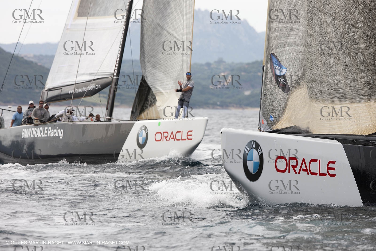 19 05 2010 - La Maddalena (ITA, Sardinia) Louis Vuitton Trophy - BMW ORACLE Racing - Training