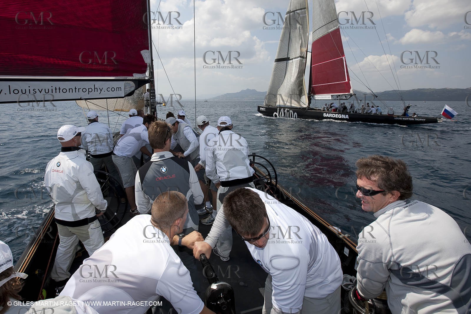 19 05 2010 - La Maddalena (ITA, Sardinia) Louis Vuitton Trophy - BMW ORACLE Racing - Training