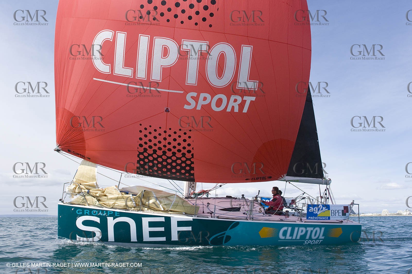27 03 08- La Grande Motte- (FRA,34) Transat AG2R 2008- Jean-Paul Mouren- Laurent Pellecuer