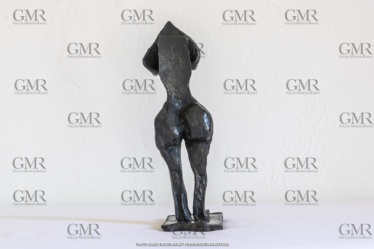 12 07 2020, St Rémy de Provence (FRA, 13) Oeuvre Germaine Richier, Femme Sein, 1955, EA