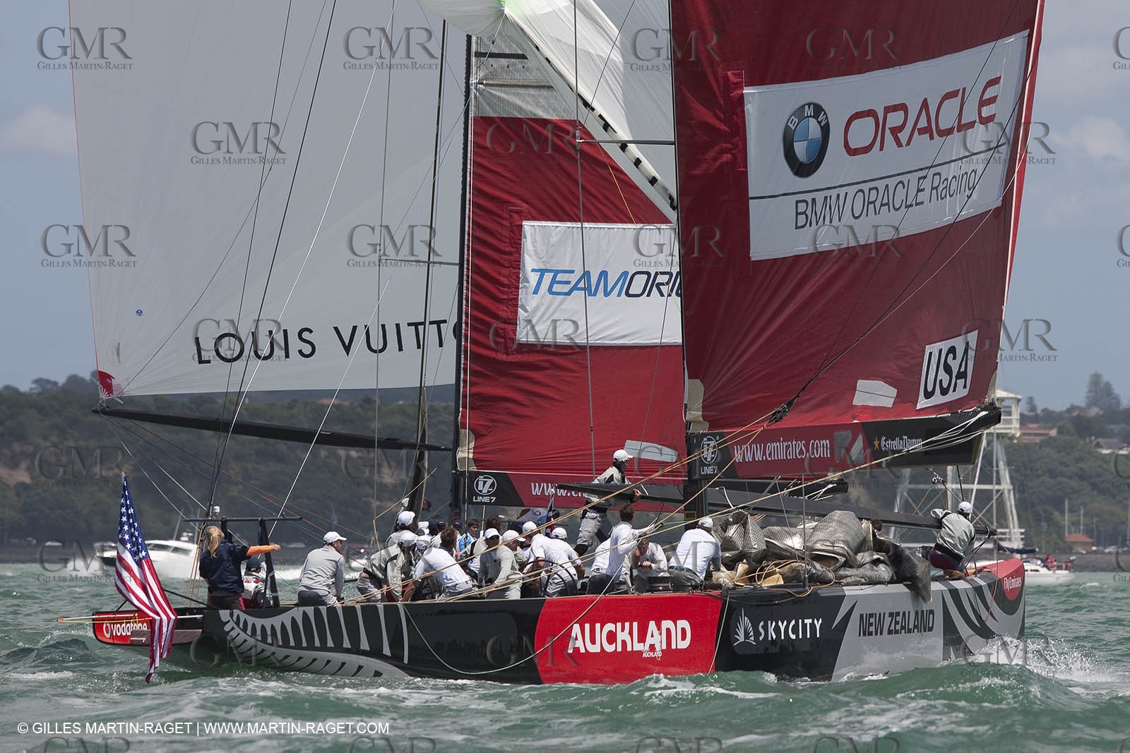 06 02 2009 - Auckland (NZL) -  Louis Vuitton Pacific Series -  Racing Day 6 - Round Robin 2