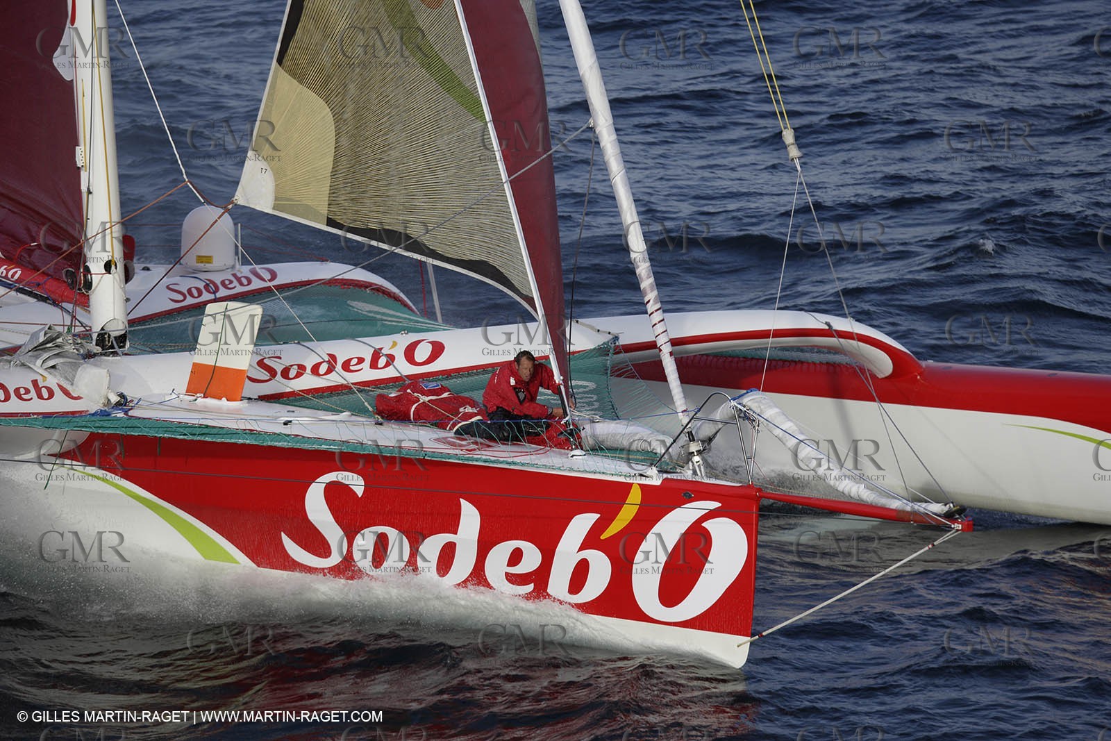 11 10 2008  -Lorient (FRA)  -  Multis Orma - Sodebo (Thomas Coville) - Route du Rhum 2006 training