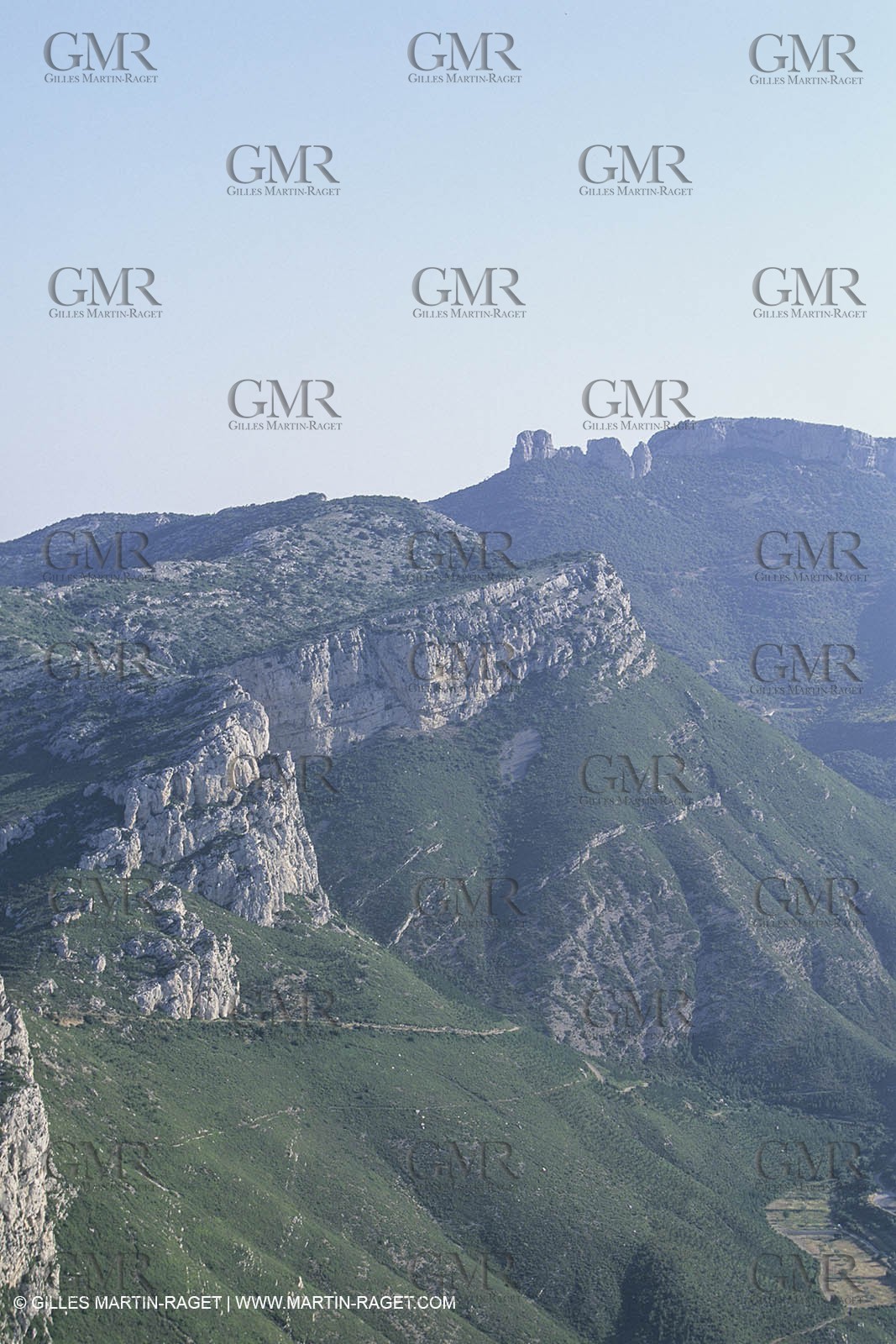 France, Provence, Pays d'Aubagne, collines de Marcel Pagnol