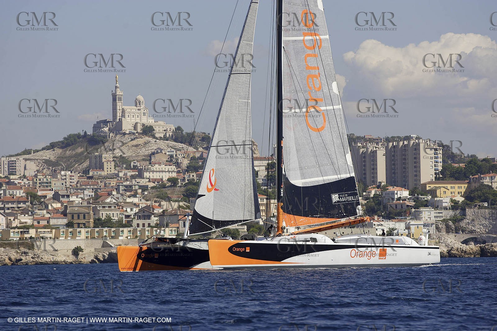 Orange II - 2004 Mediterranée Record - arrival at Marseille