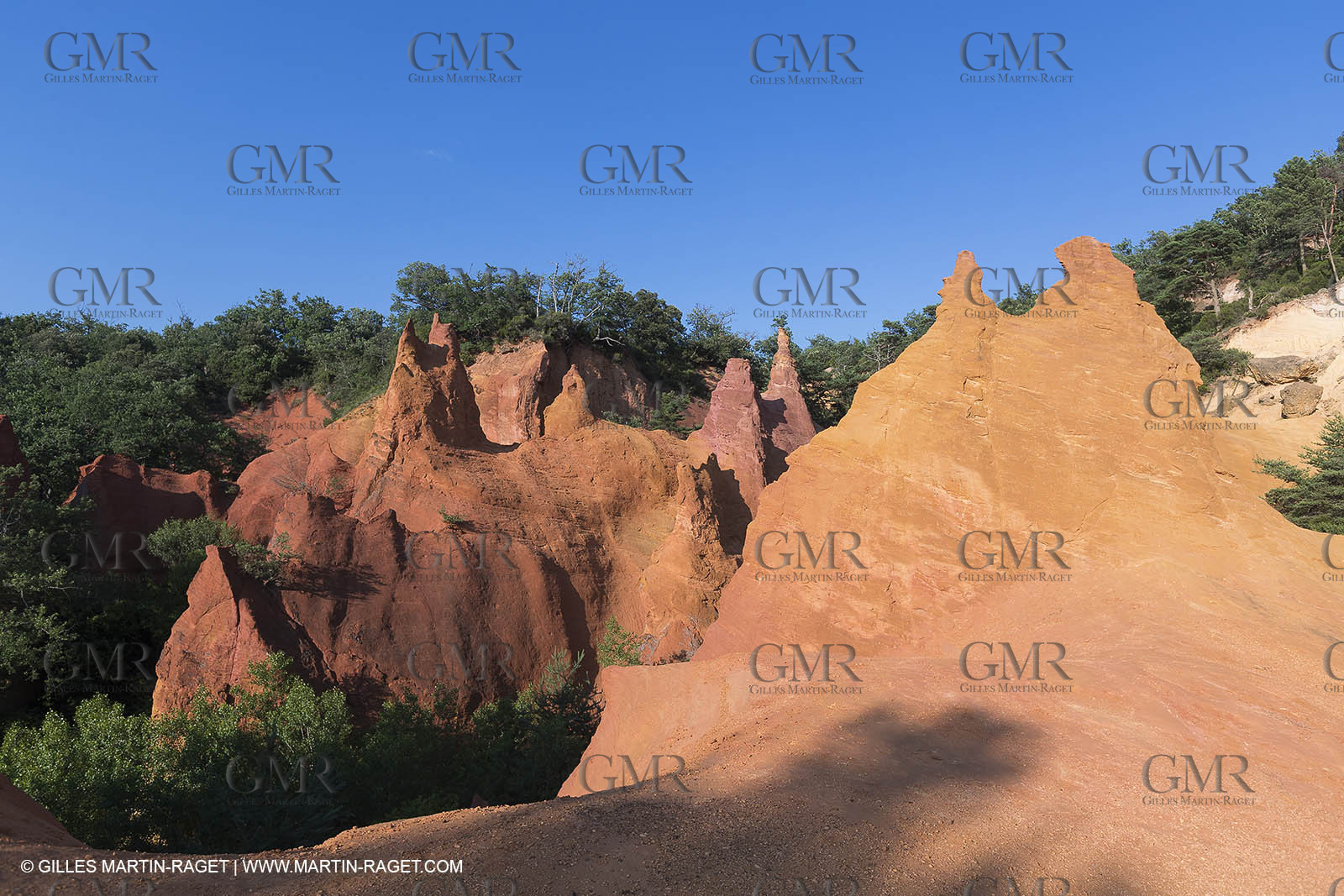 21 06 2018, Rustrel (FRA, 84), Anciennes carrières d'ocre