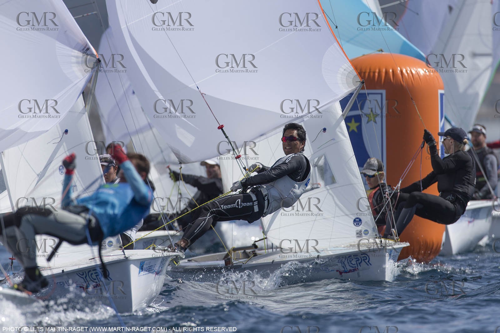12 04 2015, Marseille (FRA), Yachting Club de la Pointe Rouge - Coupe Internationale de Printemps des 470, Final Day