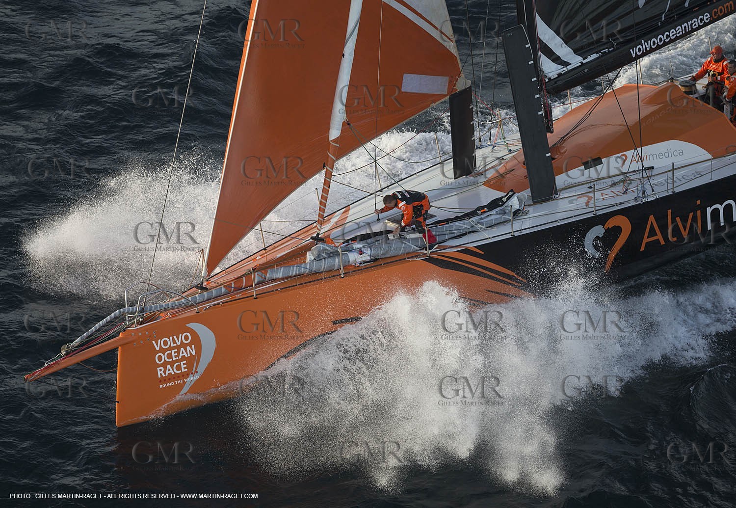 19 11 2014, Cape Town (ZAF), Volvo Ocean Race 2014-15, Team Alvimedica, Start Leg 2
