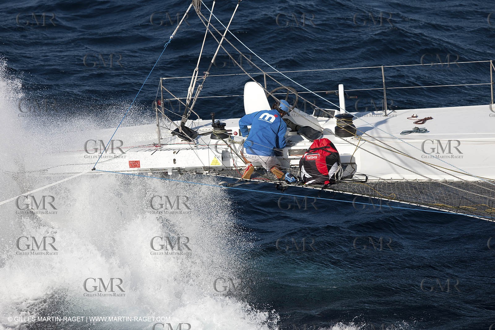 05 09 2009 - Hyères (FRA, 83) Hydroptère beat the overal sailing speed record with a run at 51,36 knts ( subjet to ratification by WSSRC)