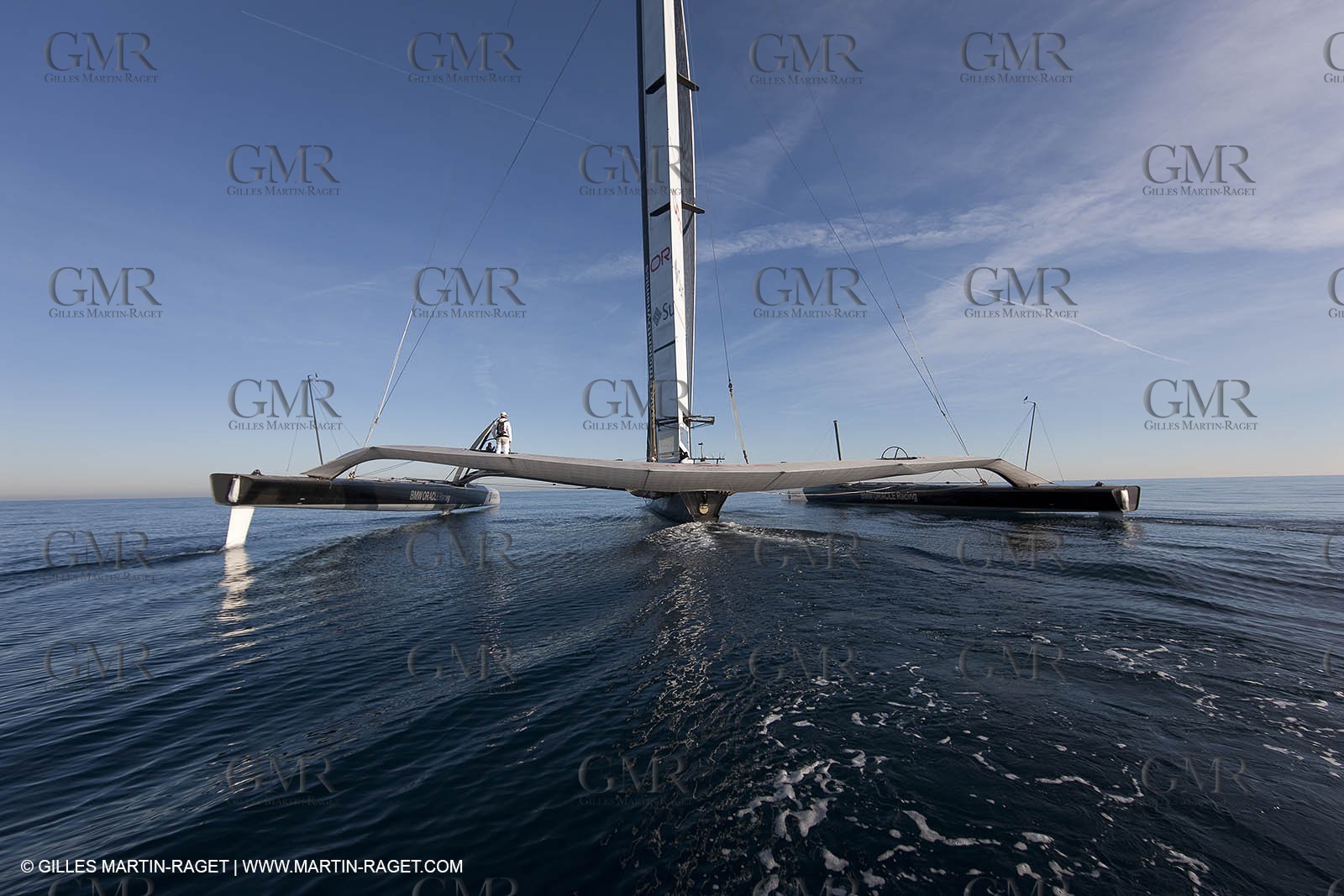 19 01 2010 - Valencia (ESP) - 33rd America's Cup - BMW ORACLE Racing - Boat preparation