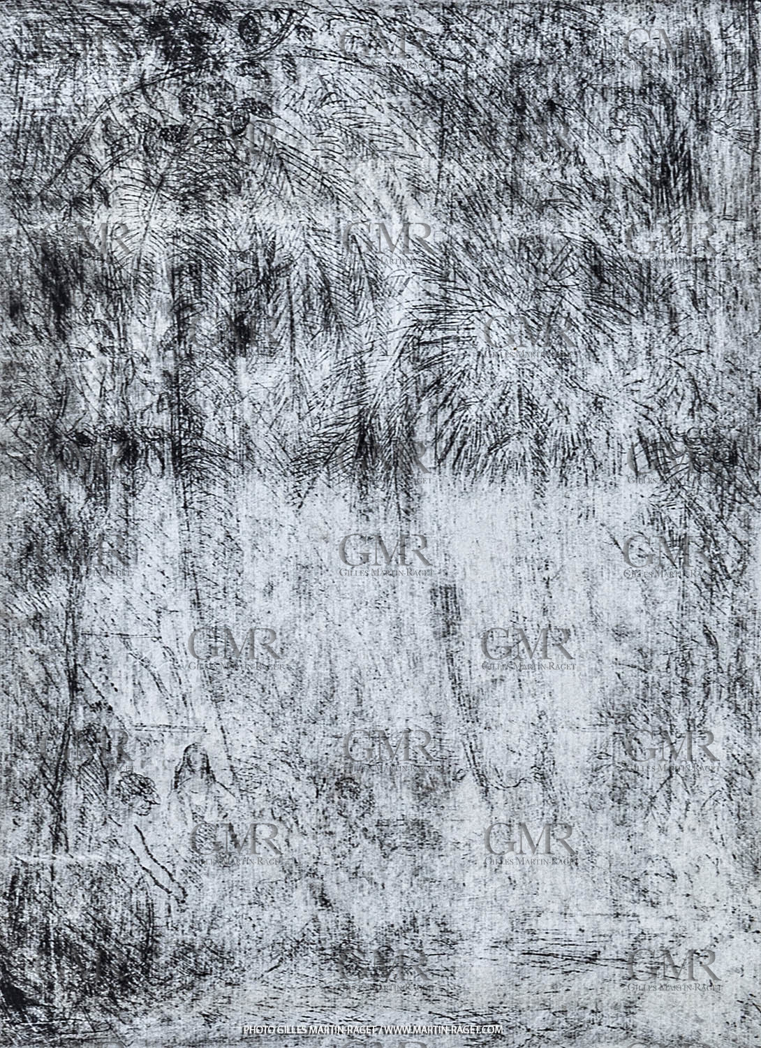 12 07 2020, St Rémy de Provence (FRA, 13) Oeuvre Germaine Richier, gravure