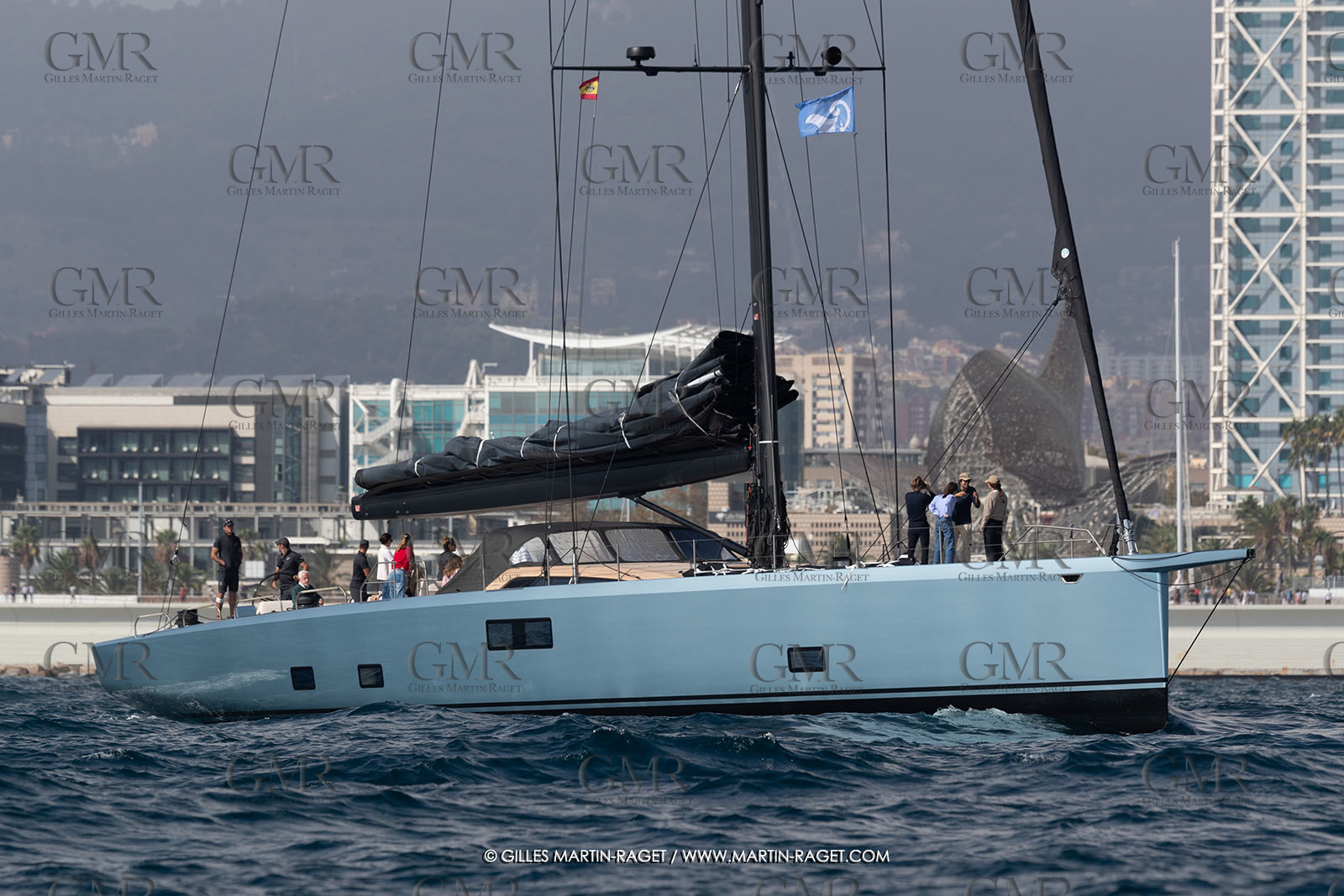 13 10 2024, Barcelona (ESP), Louis Vuitton 37th America's Cup, Final Match, Race Day 2