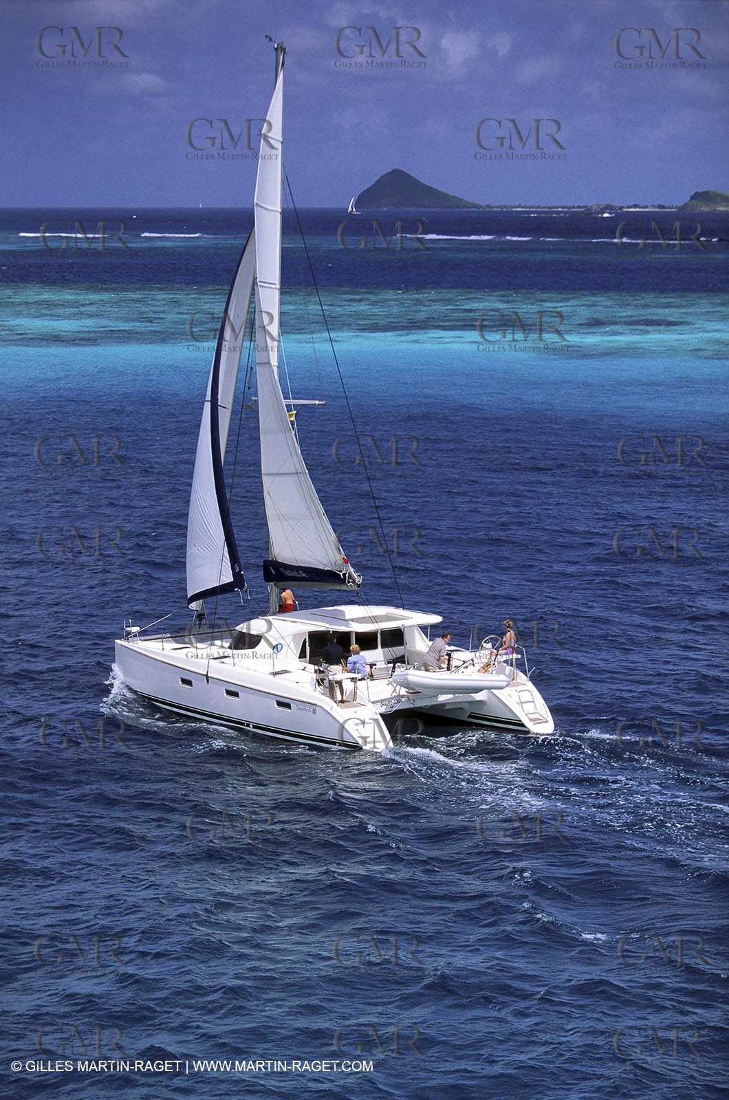 Cruising multihull sailing