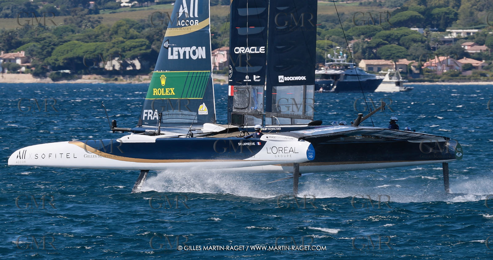 10 09 2025, Saint-Tropez,(FRA), Rockwool SailGP France Saint-Tropez, Race Day 1