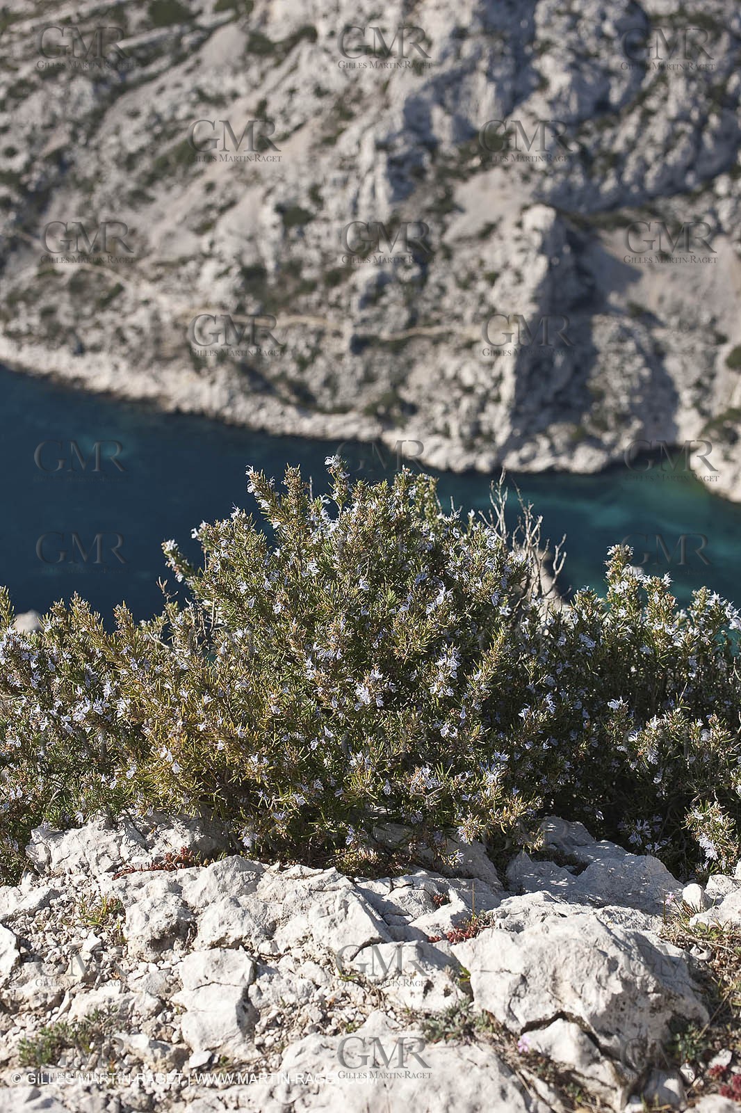 11 03 2009 - Marseille (FRA, 13) - Les Calanques- Calanque de Morgiou as seen from Crêt St Michel belvedere