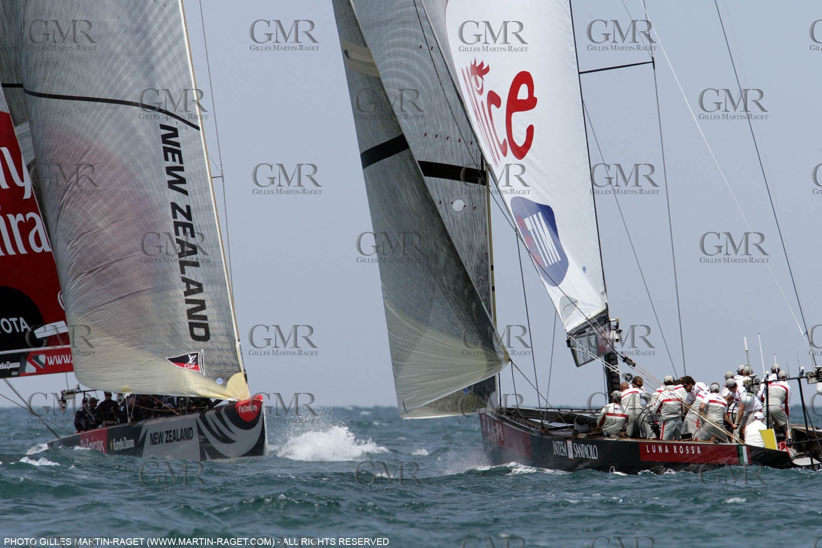 01 06 2007-Valencia (Spain)- 32nd America's Cup - Louis Vuitton Cup Final - Day 1