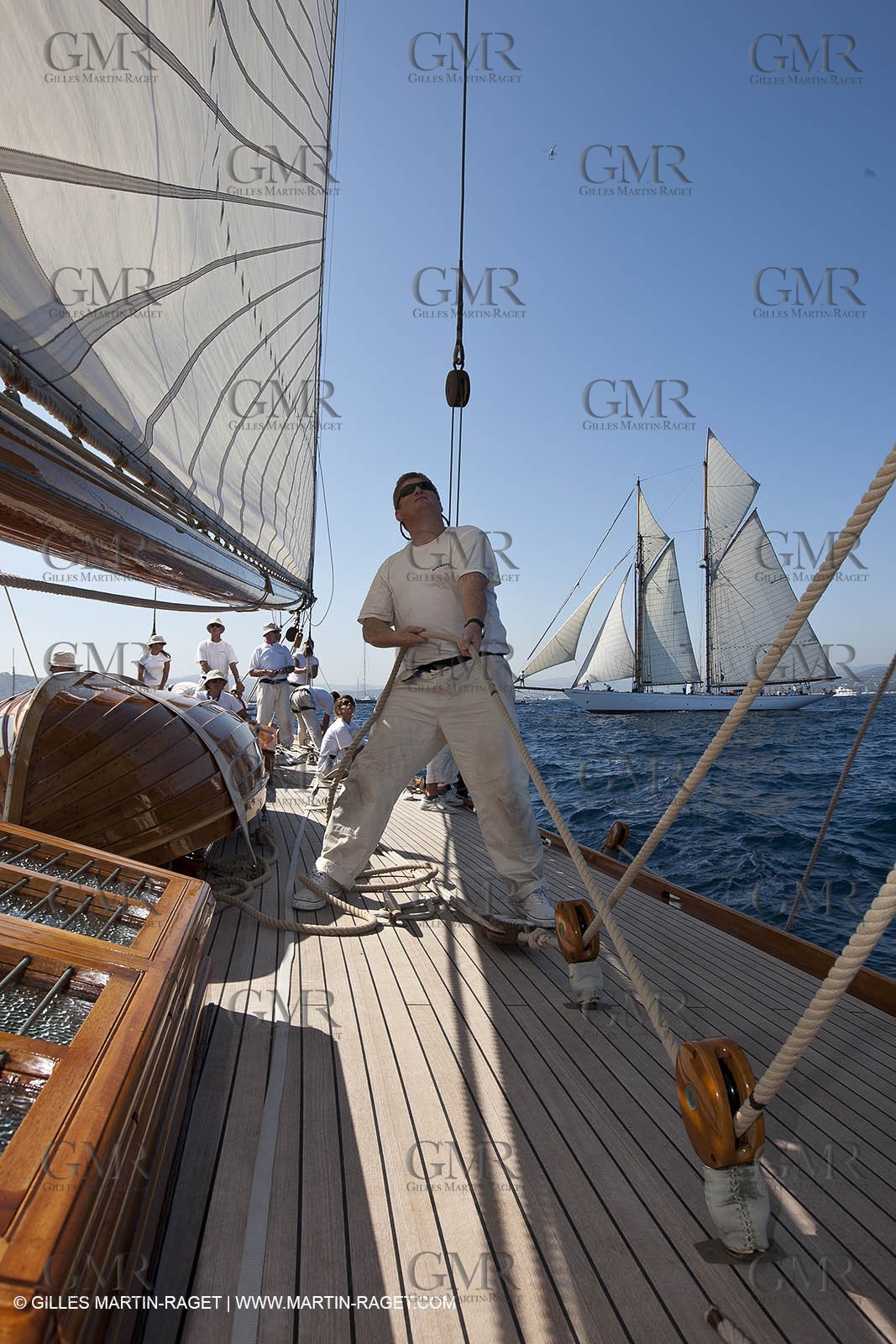 01 10 2011 - Saint Tropez (FRA,13) - Voiles de Saint Tropez 2011 - Classic Yachts - Day 5 - Onboard Mariquita