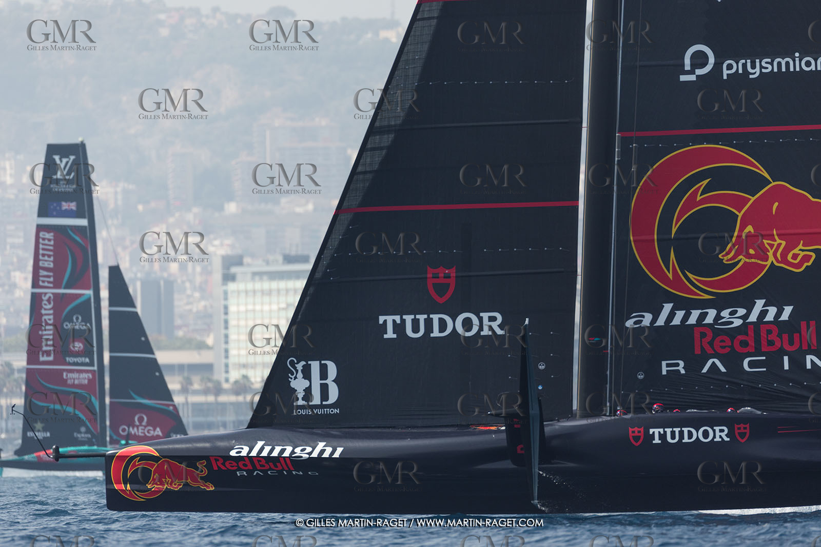 24 08 2024, Barcelona (ESP), Louis Vuitton 37th America's Cup, Louis Vuitton Prelilinary Regatta, Race Day 3