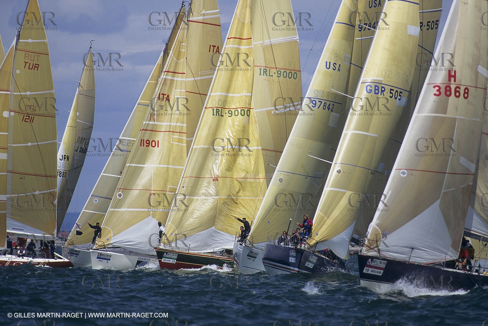 Sailing, Yacht Racing, Admiral's Cup, Cowes Week, Cowes (UK, IOW)