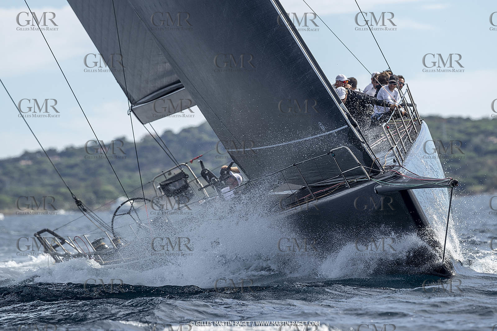 02 10 2022, Saint-Tropez (FRA,83), Voiles de Saint-Tropez 2022,  entraînement des maxis
