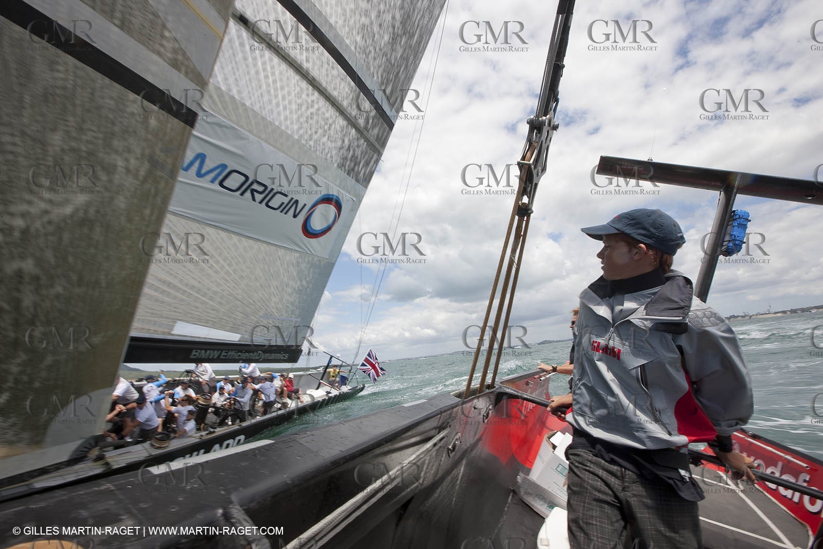 29 01 2009 - Auckland (NZL) - Louis Vuitton Pacific Series - BMW ORACLE Racing - Training
