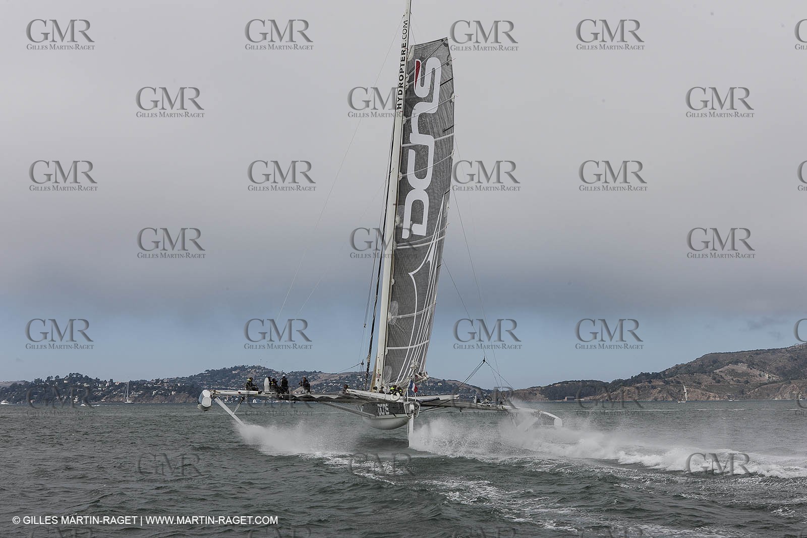 23 08 2012 - San Francisco (USA,CA) l'Hydroptère sails in San Francisco Bay