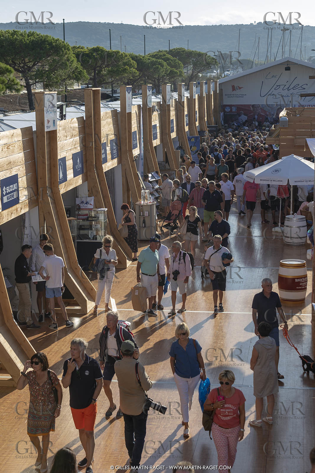 29 09 2018, Saint-Tropez (FRA,83), Voiles de Saint-Tropez 2019, Arrival Cannes-Saint-Tropez and trainings, inauguration du village