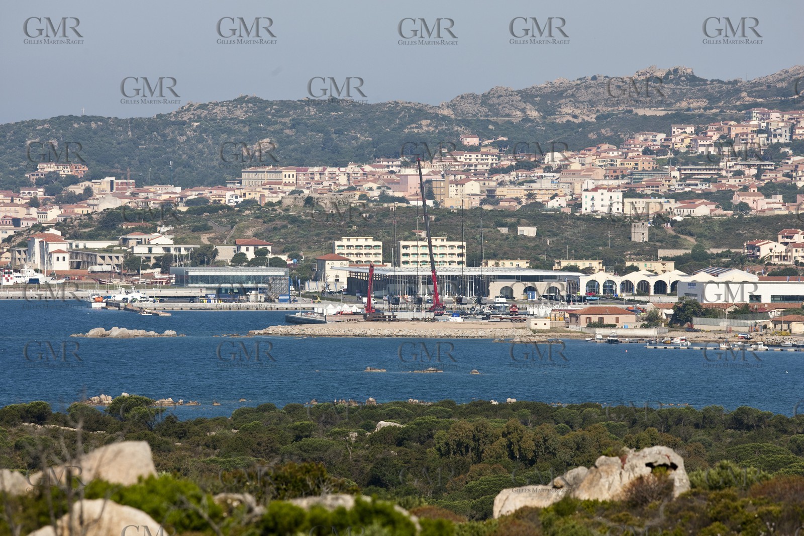 19 05 2010 - La Maddalena (ITA, Sardinia) Louis Vuitton Trophy - BMW ORACLE Racing - Arsenale Marina