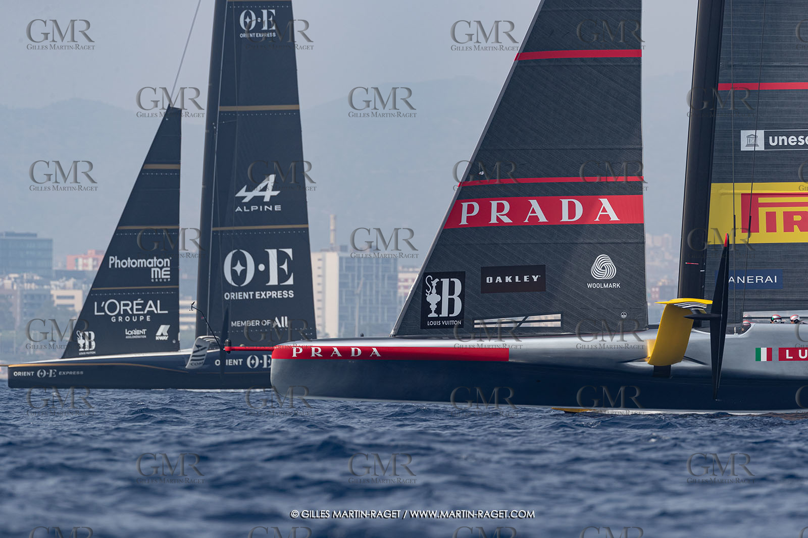 22 08 2024, Barcelona (ESP), Louis Vuitton 37th America's Cup, Louis Vuitton Preliminary Regatta, Race Day 1