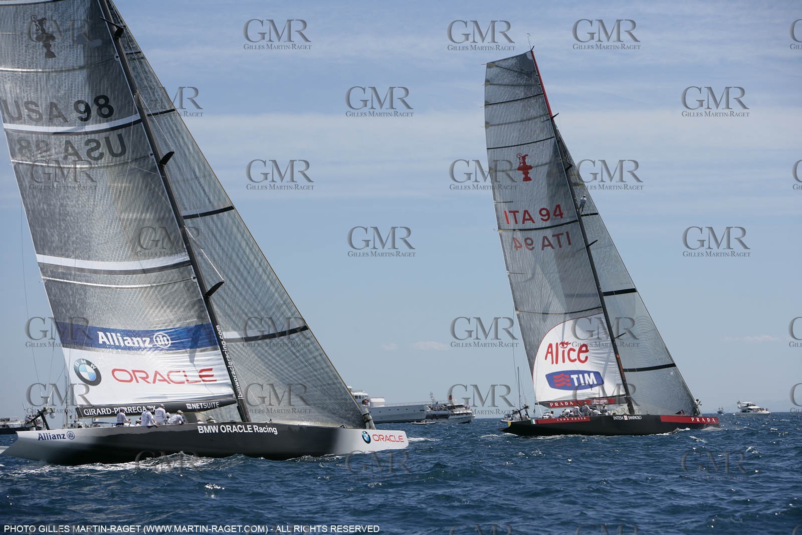 14 05 2007-Valencia (Spain)- 32nd America's Cup - Louis Vuitton Cup - Semi-final - Day 1 - BMW ORACLE racing