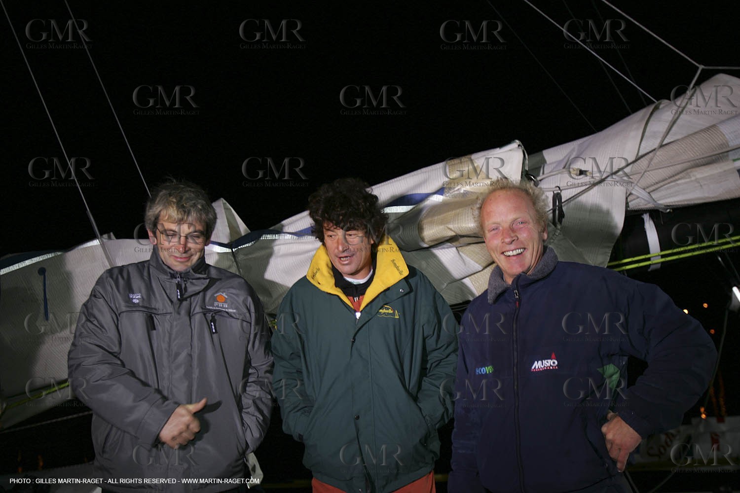 IMOCA Class - 2004 Vendée Globe  - Mike Golding - Ecover - 3rd arrival