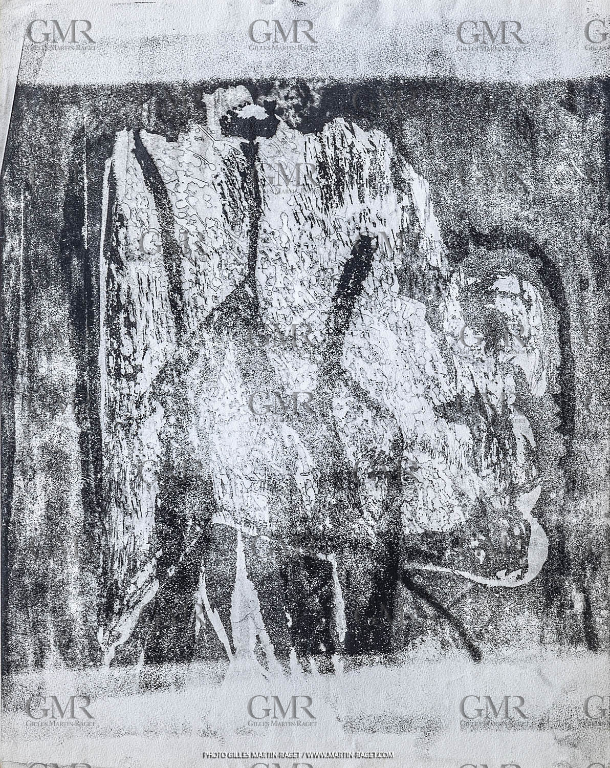 12 07 2020, St Rémy de Provence (FRA, 13) Oeuvre Germaine Richier, gravure