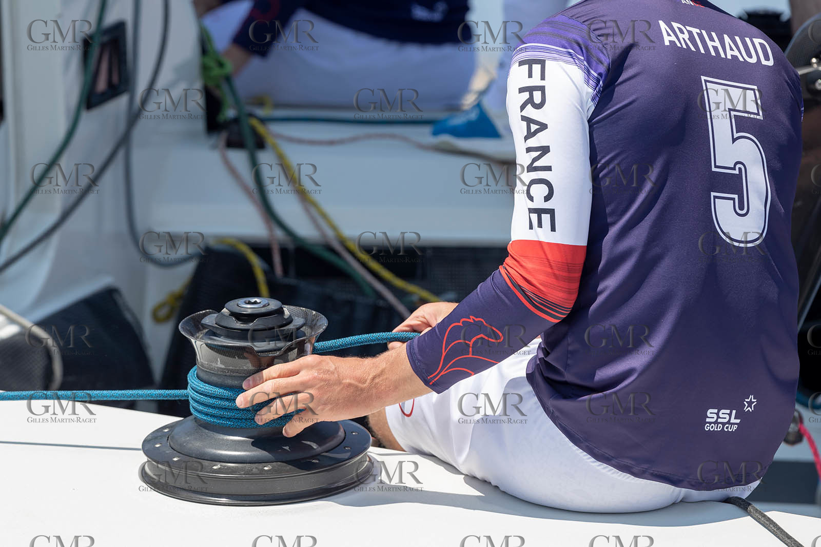 07 06 2021, Marseille (FRA,13), SSL Team France, Entraînement à bord de Tonerre de Glenn