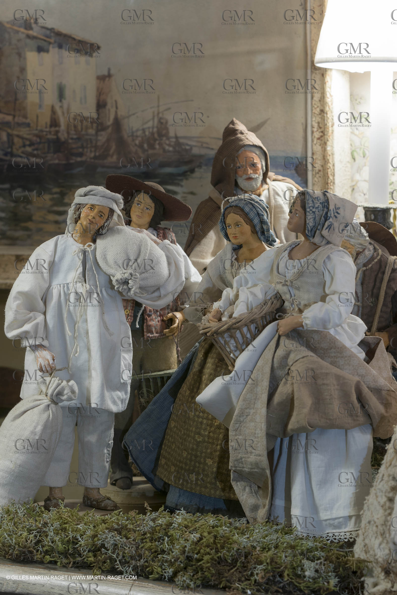 27 01 2018; L'isle sur Sorgue (FRA; 84); Les antiquaires; Crèche et santons de Jean-Jacques Bourgeois
