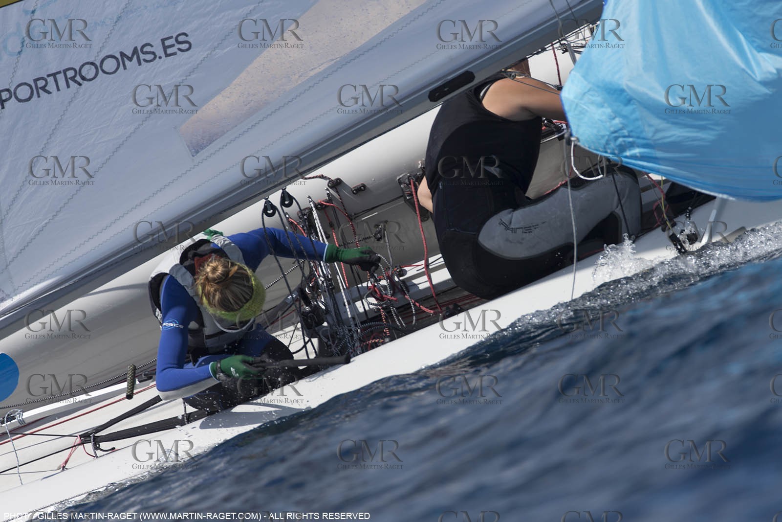 10 04 2015, Marseille (FRA), Yachting Club de la Pointe Rouge - Coupe Internationale de Printemps des 470, Day 3