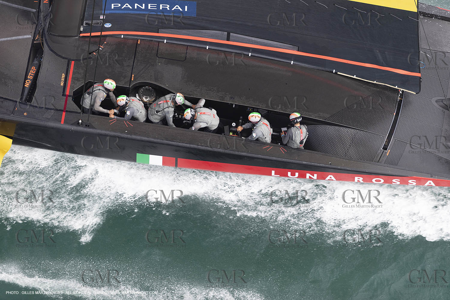 10 12 2020 - Auckland (NZL) - 36th America's Cup - Practice Sessions - Day 2 -Luna Rossa Prada Pirelli Team