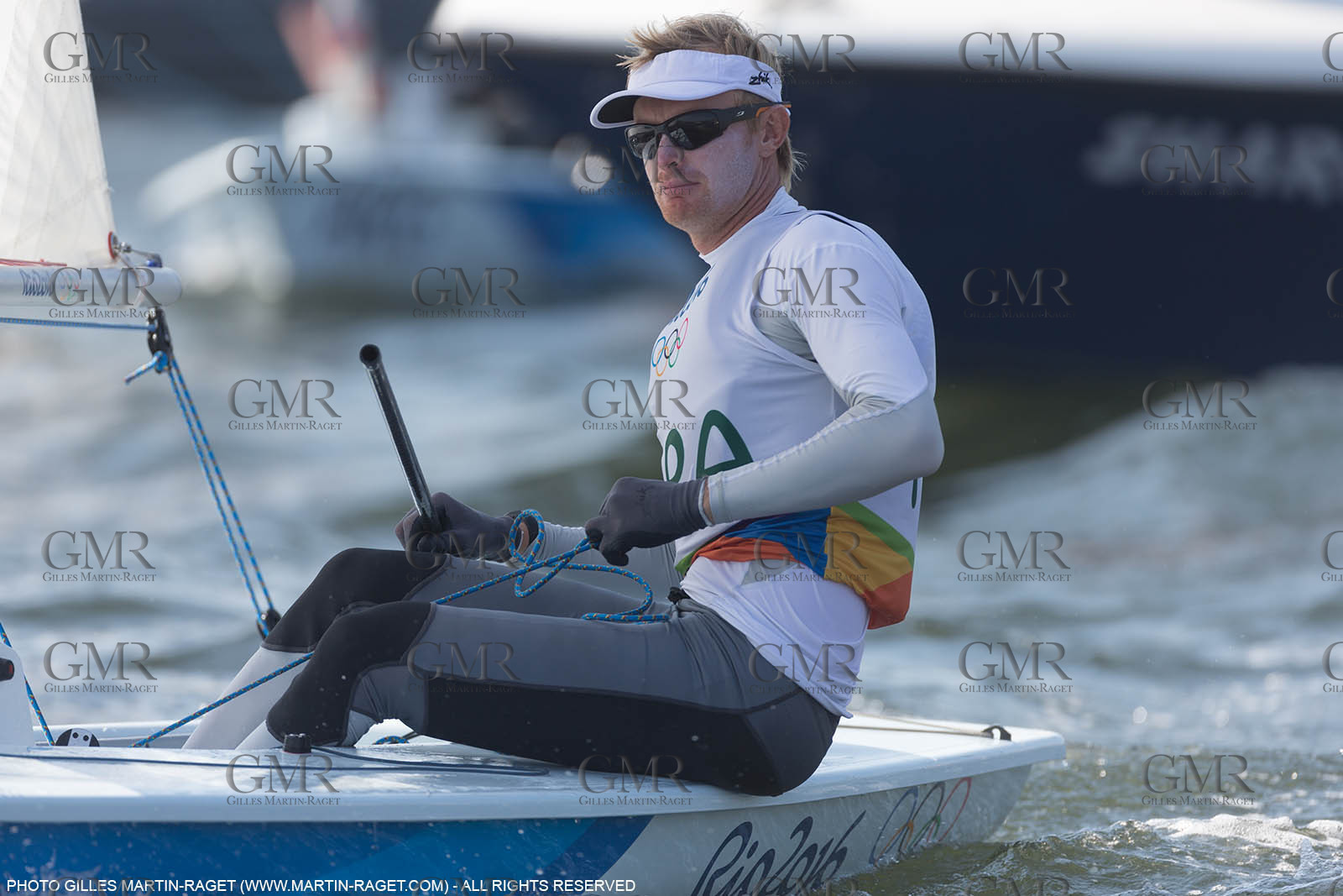 16 08 2016, Rio de Janeiro (BRA), 2016 Olympic Games, Sailing, Laser Medal Race, JB Bernaz