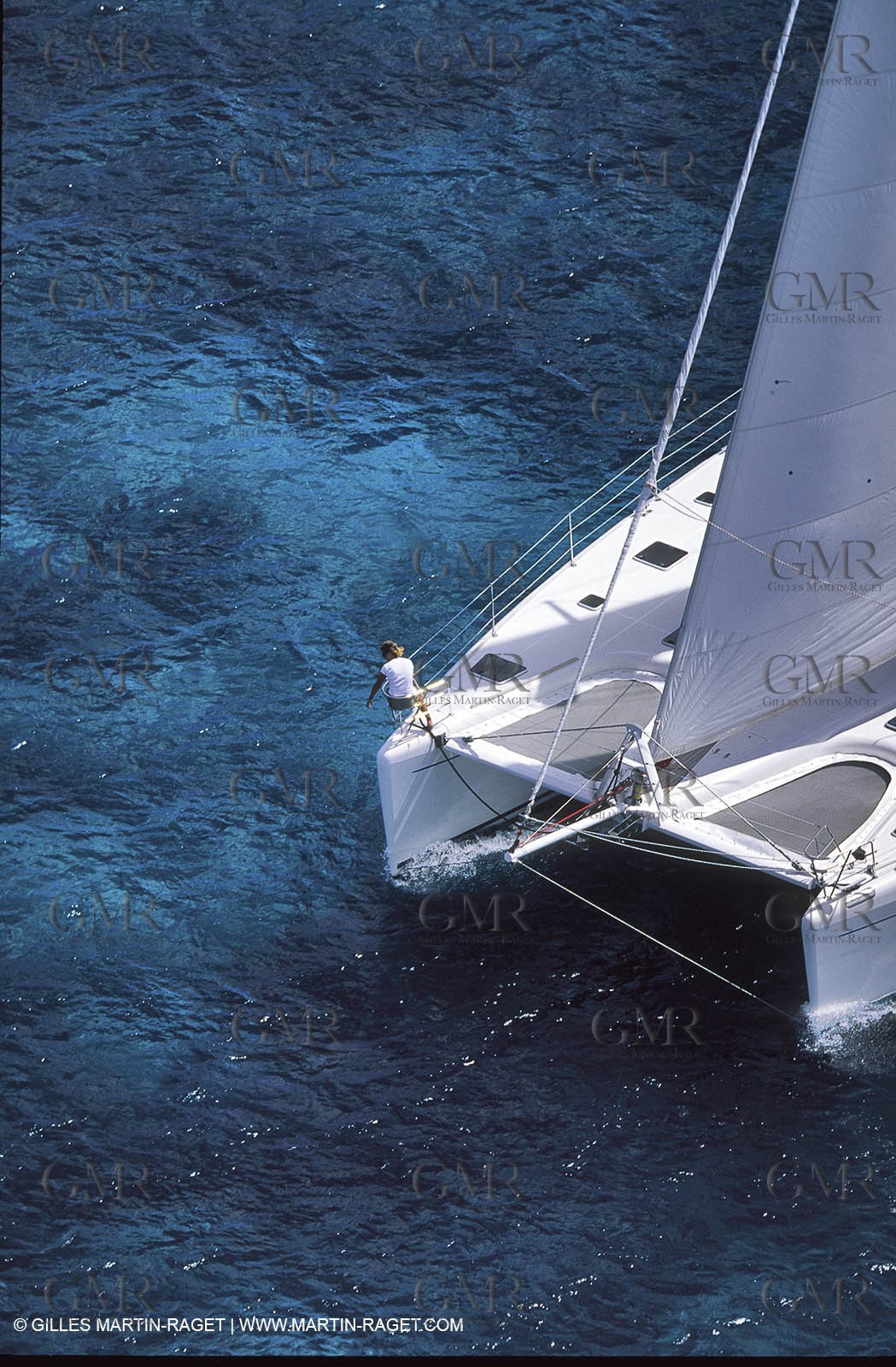 Multicoque sous voile