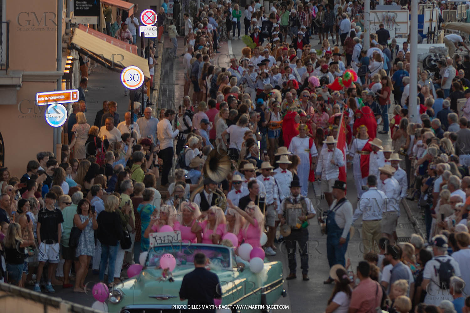 05 10 2023, Saint-Tropez (FRA,83), Les Voiles de Saint-Tropez 2023, RAce Day 5, Défilé des équipages
