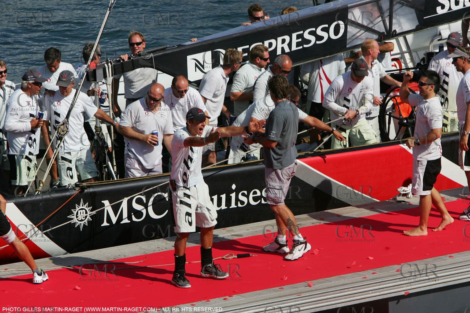 03 07 2007-Valencia (Spain)- 32nd America's Cup - Final Match - Day 8 - Alinghi vs Emirates Team New Zealand