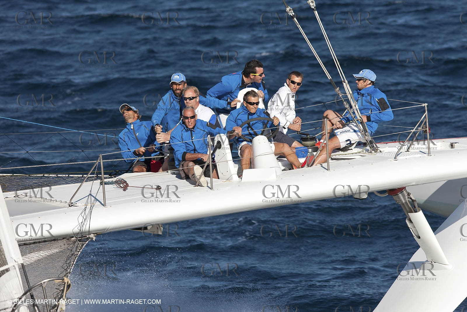 05 09 2009 - Hyères (FRA, 83) Hydroptère beat the overal sailing speed record with a run at 51,36 knts ( subjet to ratification by WSSRC)