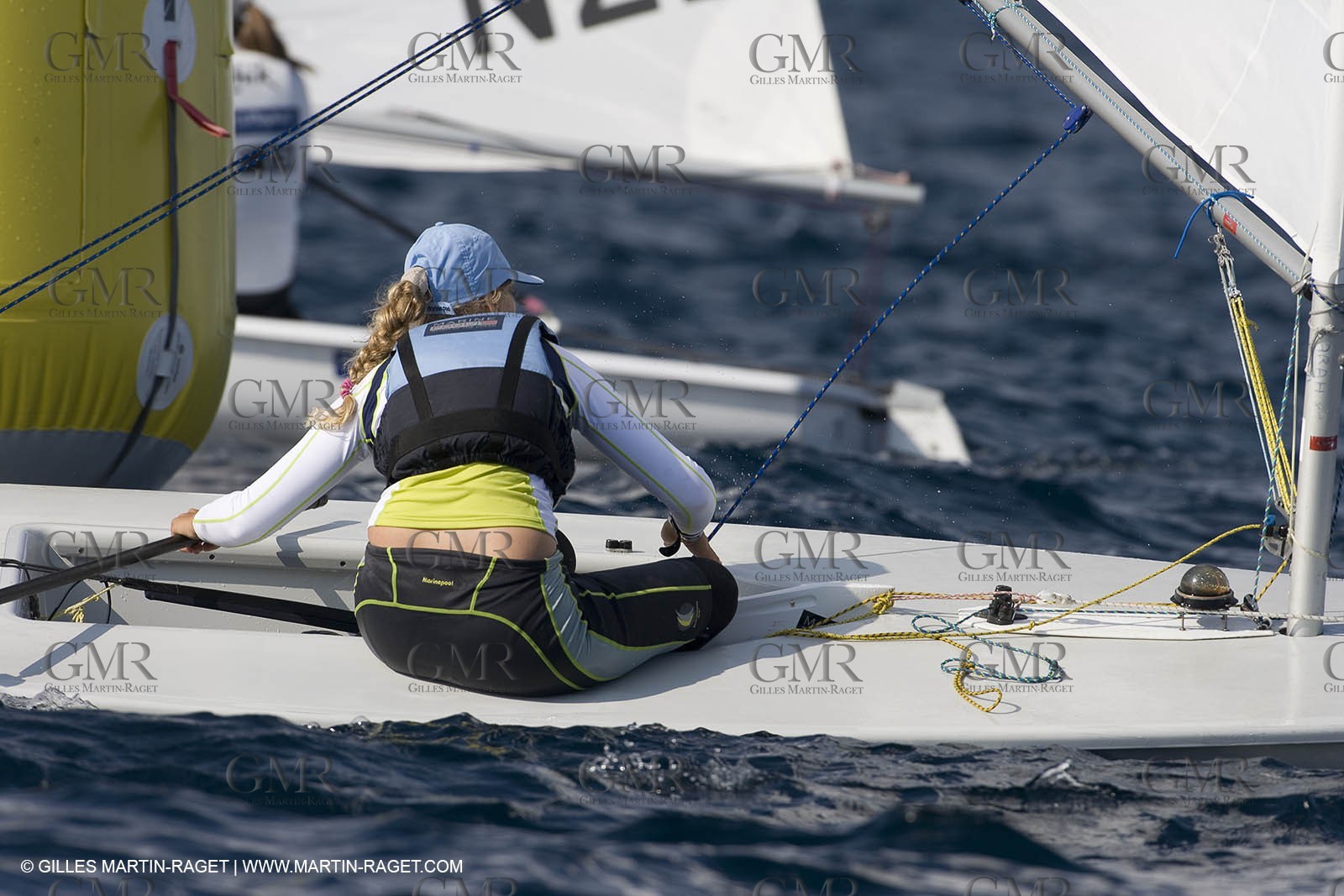 25 04 2007 - 2007 Semaine Olympique Française - Hyères (South of France) - Day 4 - Team France - Laser Radial - Steyaert Sarah