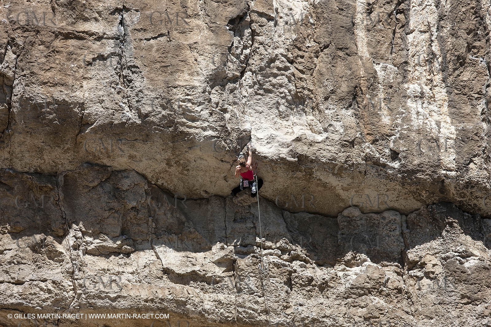 26 03 2009 - Marseille (FRA, 13) - Les Calanques - Sugiton - Les toits cliff