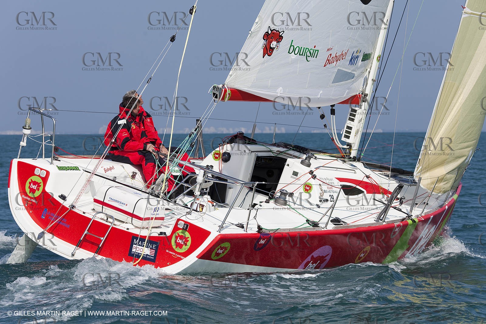 13 03 2010 -  La Grande Motte   Port Camargue (FRA) - Groupe Bel - Kito de Pavant   Sebastien Audigane training for Transat AG2R
